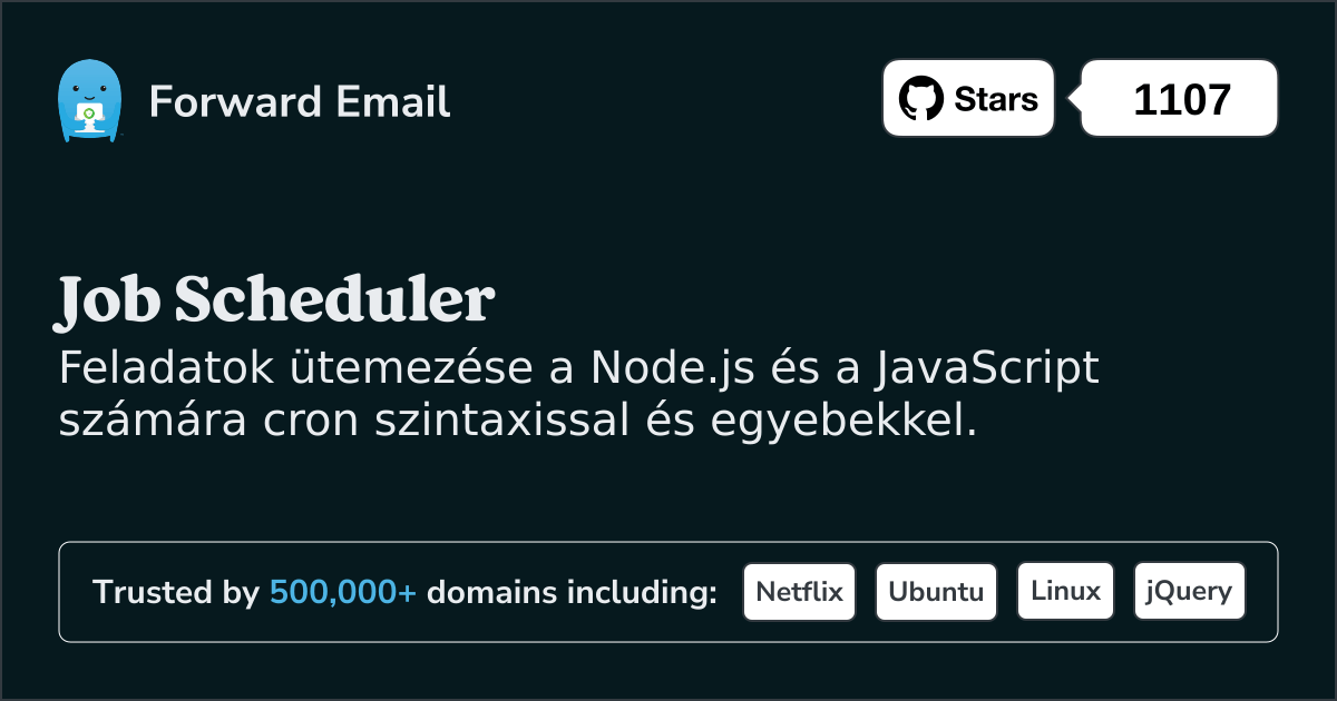 Node.js Job Scheduler