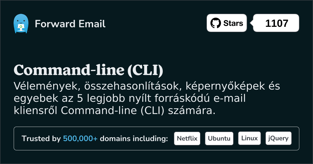 Az 5 legjobb nyílt forráskódú e-mail kliens Command-line (CLI) 2025 ben