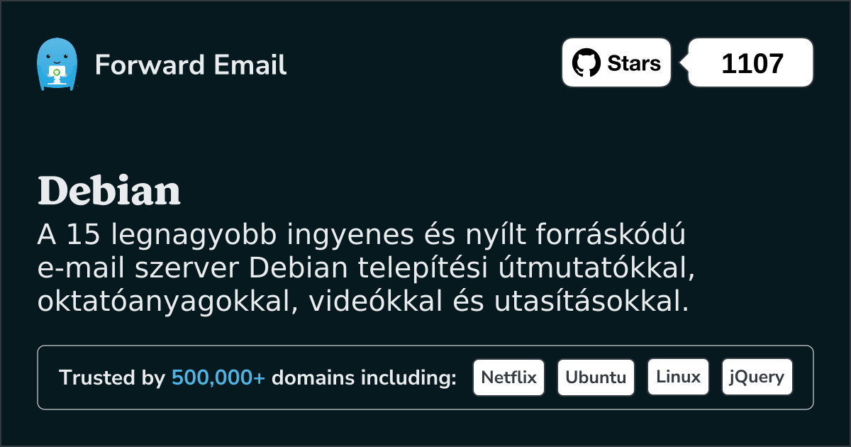 15 legjobb nyílt forráskódú e-mail kiszolgáló Debian számára 2025 ben