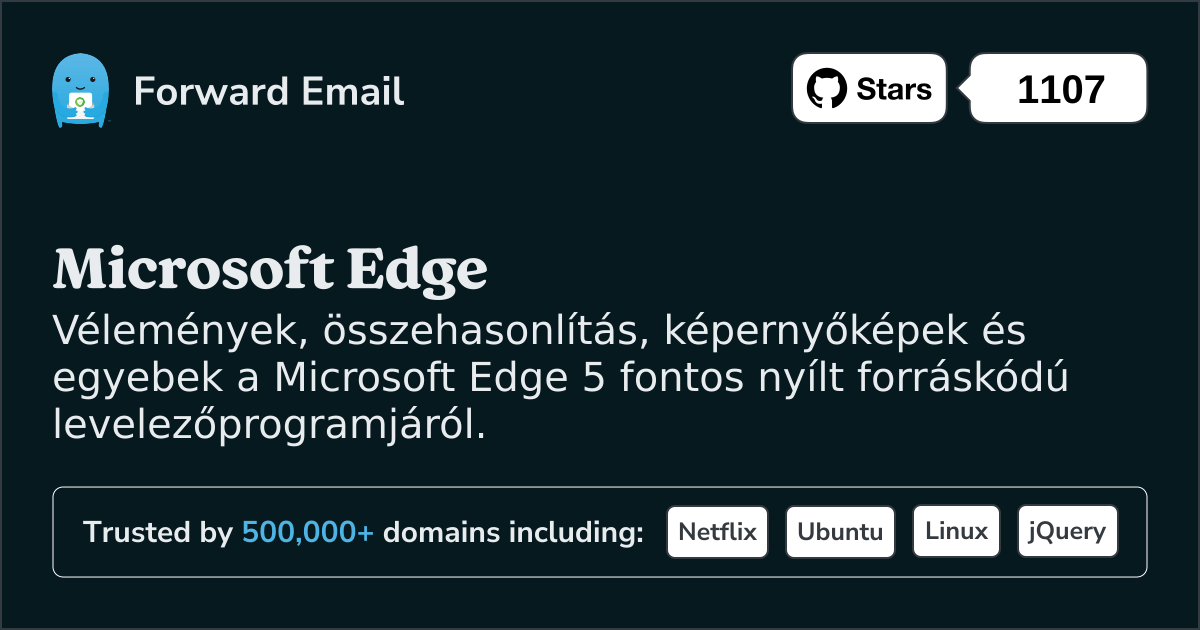 5 fontos nyílt forráskódú e-mail kliens a Microsoft Edge számára 2025 ben
