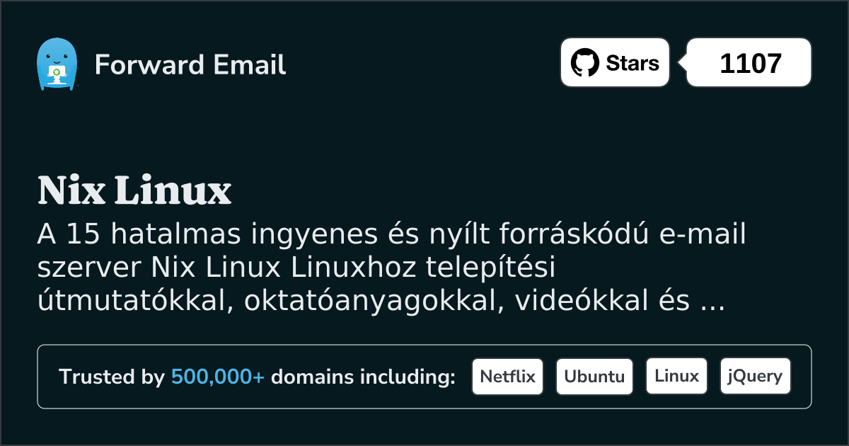 15 hatalmas nyílt forráskódú e-mail szerver Nix Linux számára 2025 ben