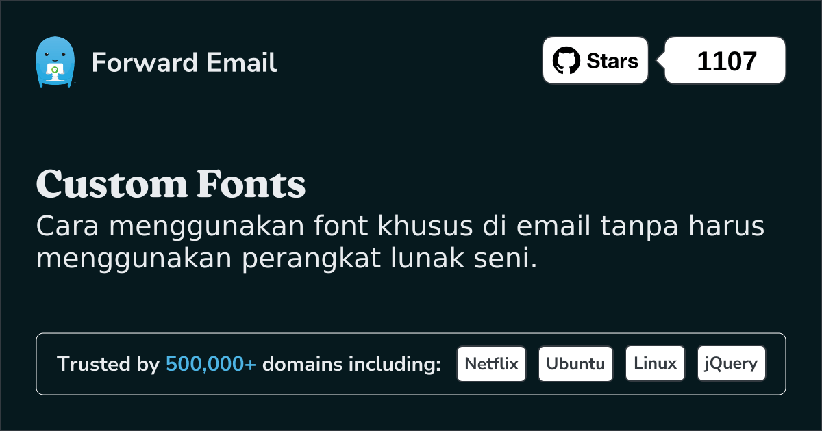 Font Kustom di Email