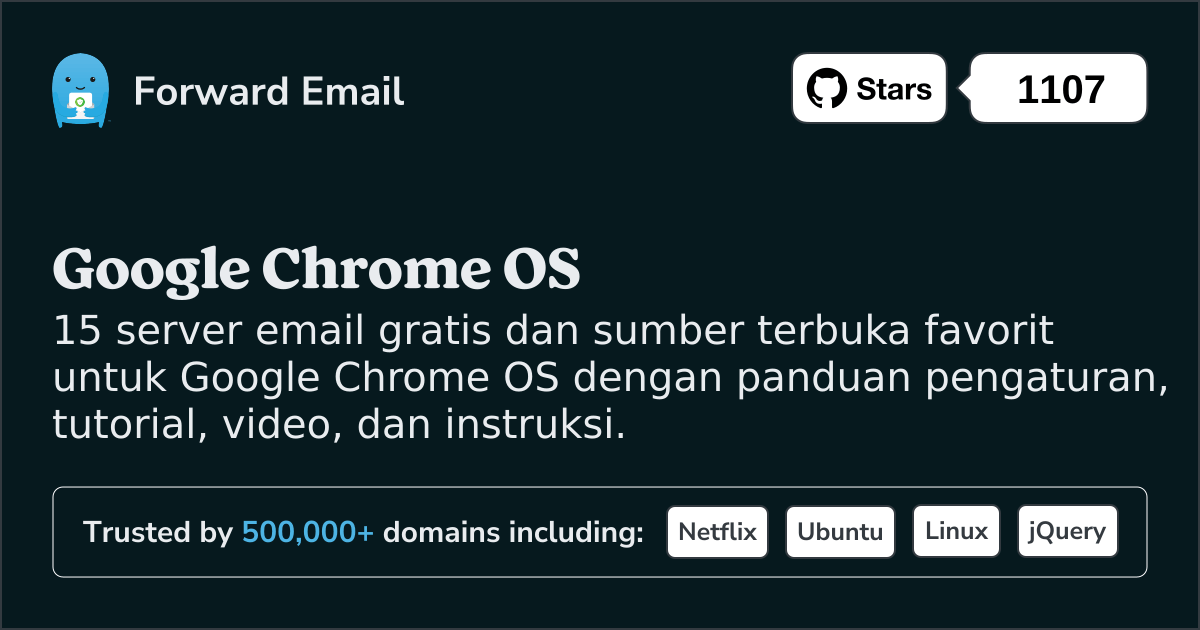 15 Server Email Open Source Favorit untuk Google Chrome OS pada 2025