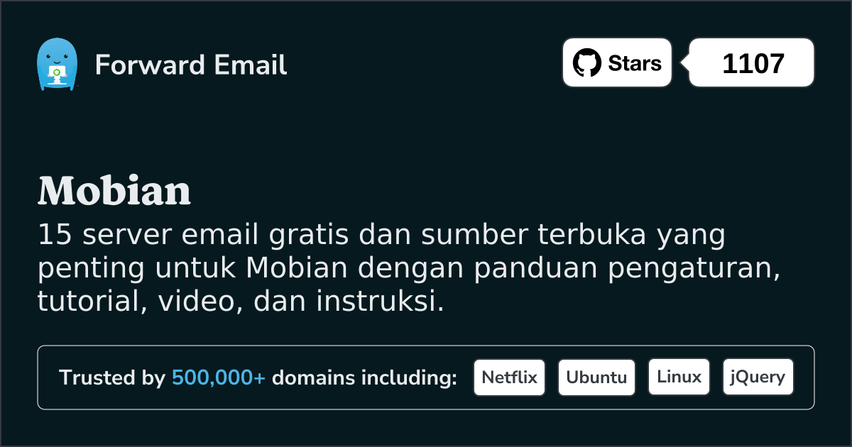 15 Server Email Open Source Penting untuk Mobian pada 2025