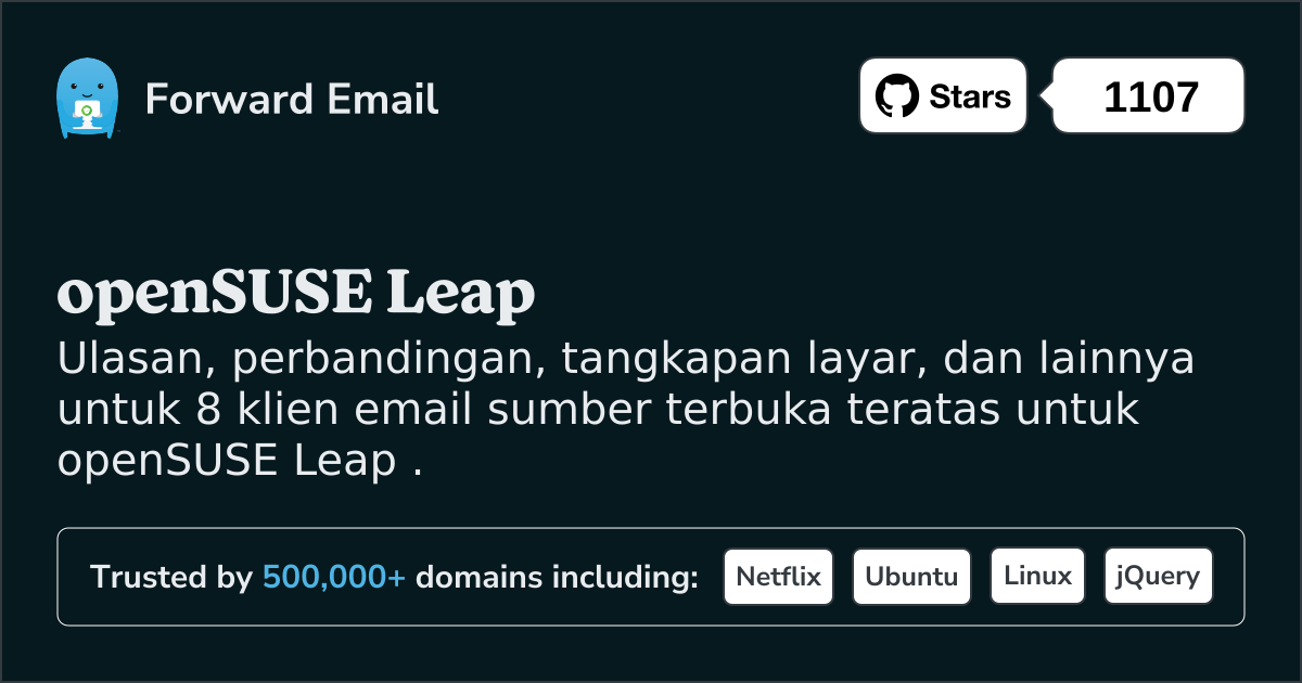 8 Klien Email Open Source Teratas untuk openSUSE Leap pada 2025
