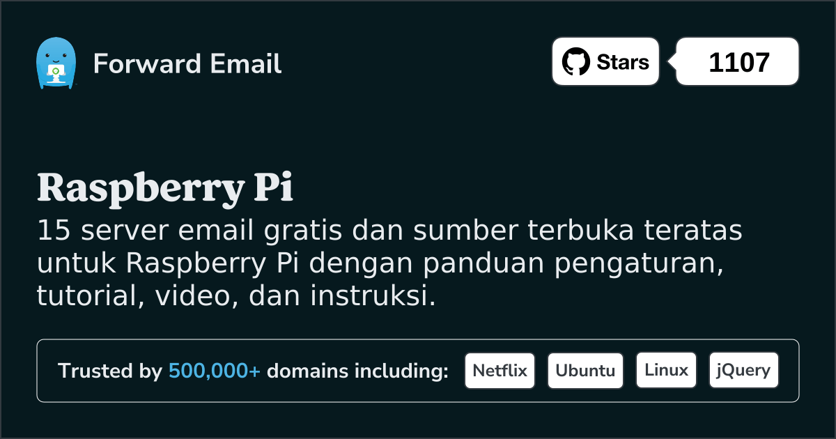 15 Server Email Open Source Teratas untuk Raspberry Pi pada 2025