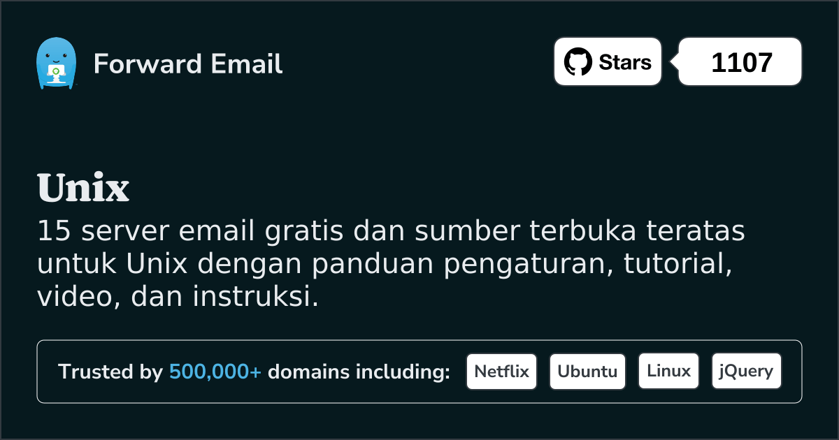 15 Server Email Open Source Teratas untuk Unix pada 2025