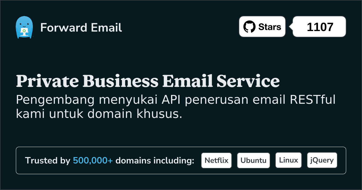 API Email Pengembang untuk Domain Khusus dan Webhook