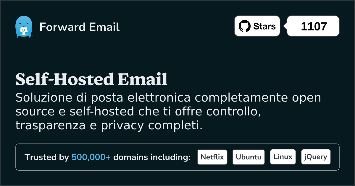 Presentazione del nostro stack di posta elettronica auto-ospitato