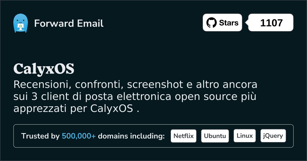 I 3 client di posta elettronica open source più apprezzati per CalyxOS nel 2025
