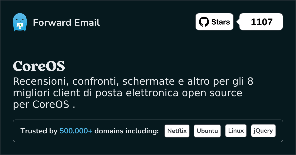 8 migliori client di posta elettronica open source per CoreOS nel 2025