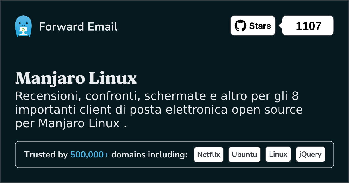 8 importanti client di posta elettronica open source per Manjaro Linux nel 2025
