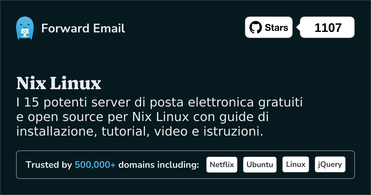 15 potenti server di posta elettronica open source per Nix Linux nel 2025