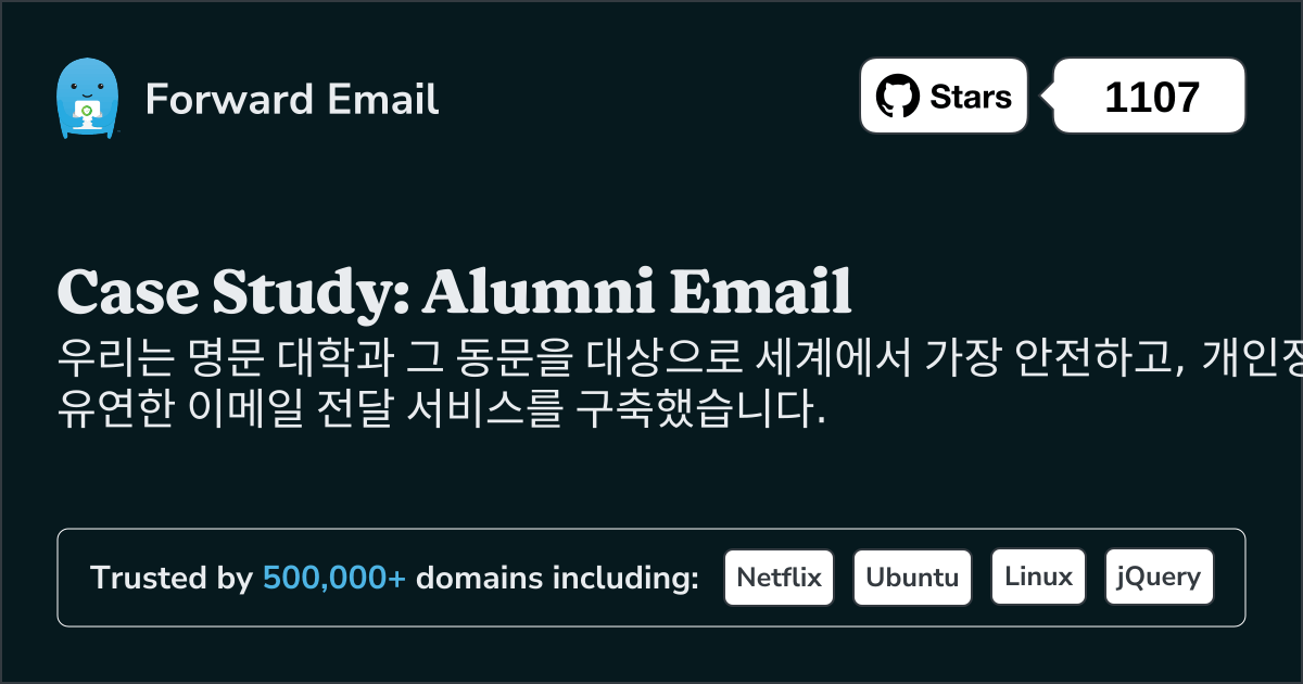사례 연구: Forward Email이 최고 대학의 동문 이메일 솔루션을 강화하는 방법