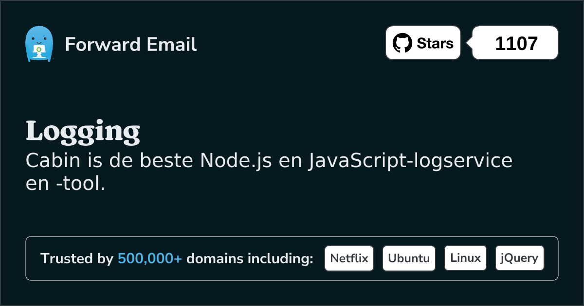 Node.js-registratieservice