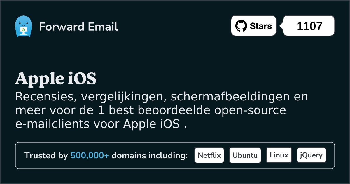 1 best beoordeelde open source e-mailclients voor Apple iOS in 2025