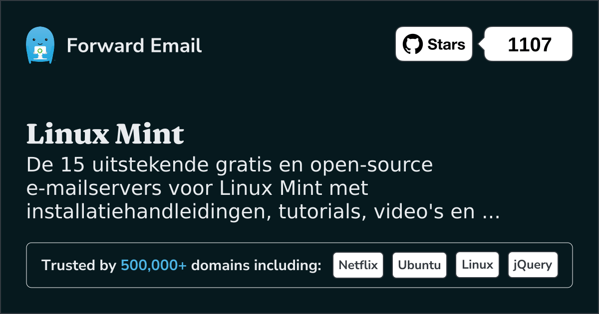 15 uitstekende open source e-mailservers voor Linux Mint in 2025