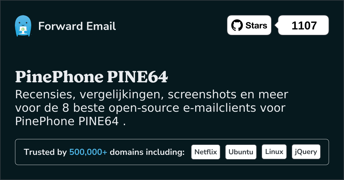 8 beste open source e-mailclients voor PinePhone PINE64 in 2025