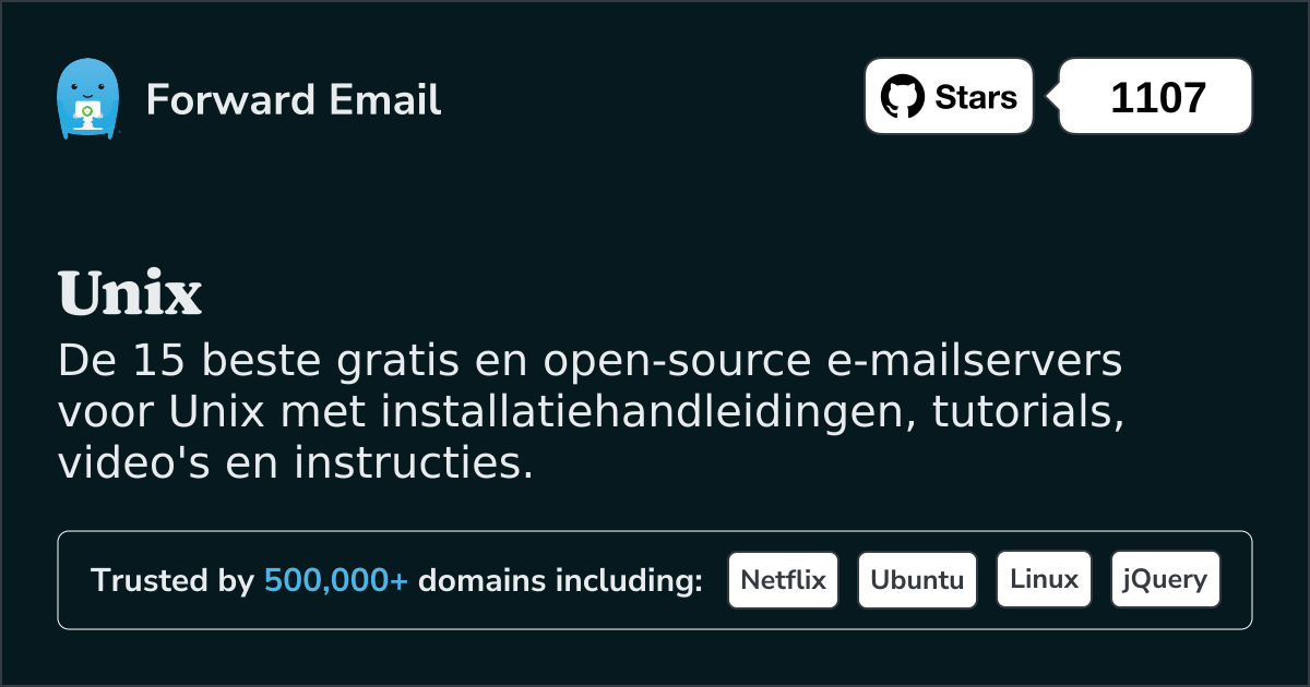 15 beste open source e-mailservers voor Unix in 2025