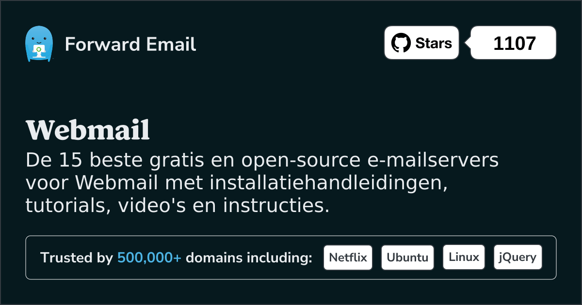 15 beste open source e-mailservers voor Webmail in 2025