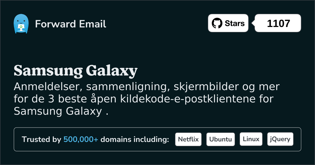 3 Topp e-postklienter med åpen kildekode for Samsung Galaxy i 2025