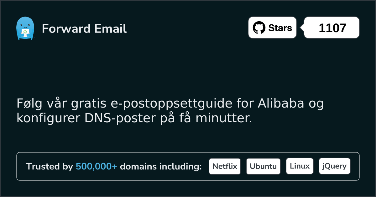 Hvordan sette opp e-post med Alibaba