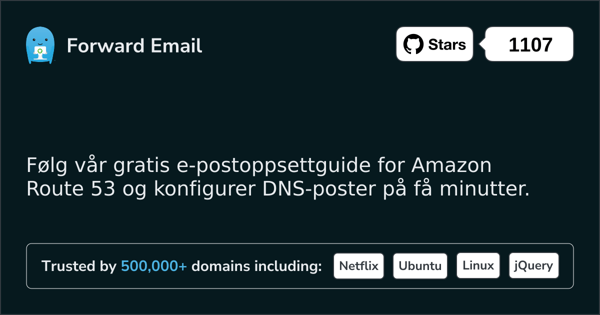 Hvordan sette opp e-post med Amazon Route 53