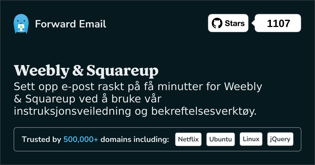 Hvordan sette opp e-post med Weebly & Squareup