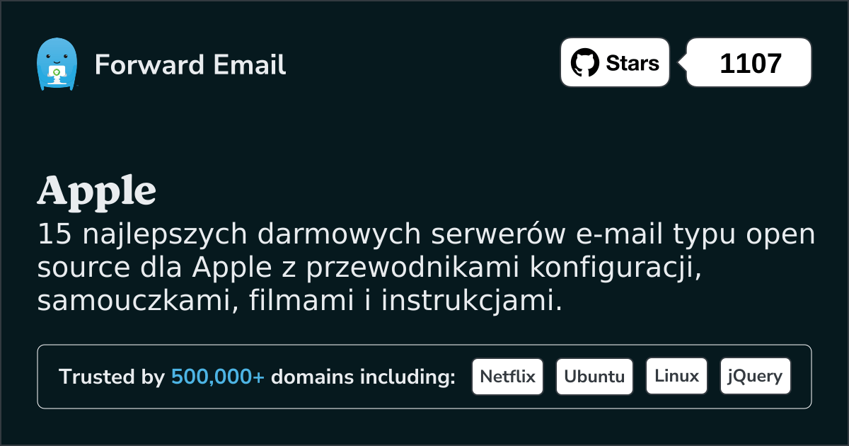 15 najlepszych serwerów pocztowych Open Source dla Apple w 2025