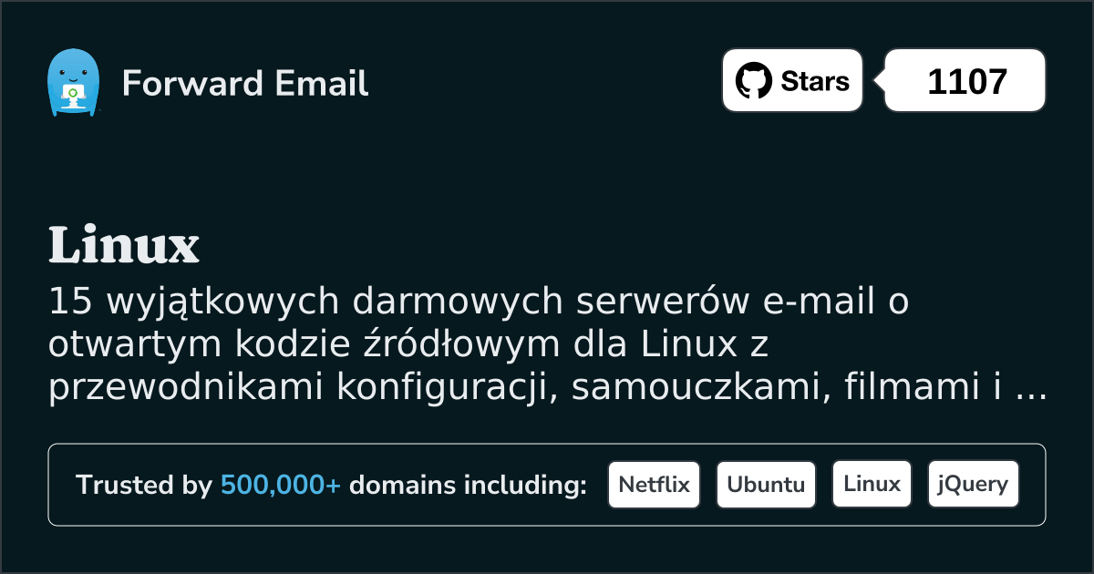 15 wybitnych serwerów pocztowych Open Source dla Linux w 2025