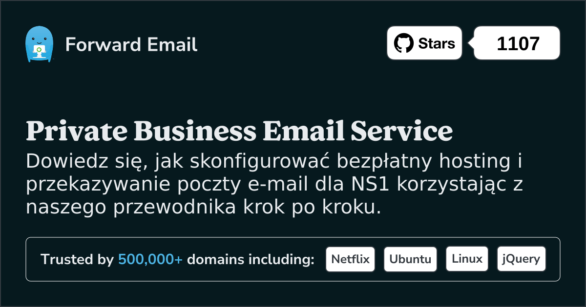 Jak skonfigurować pocztę e-mail za pomocą NS1