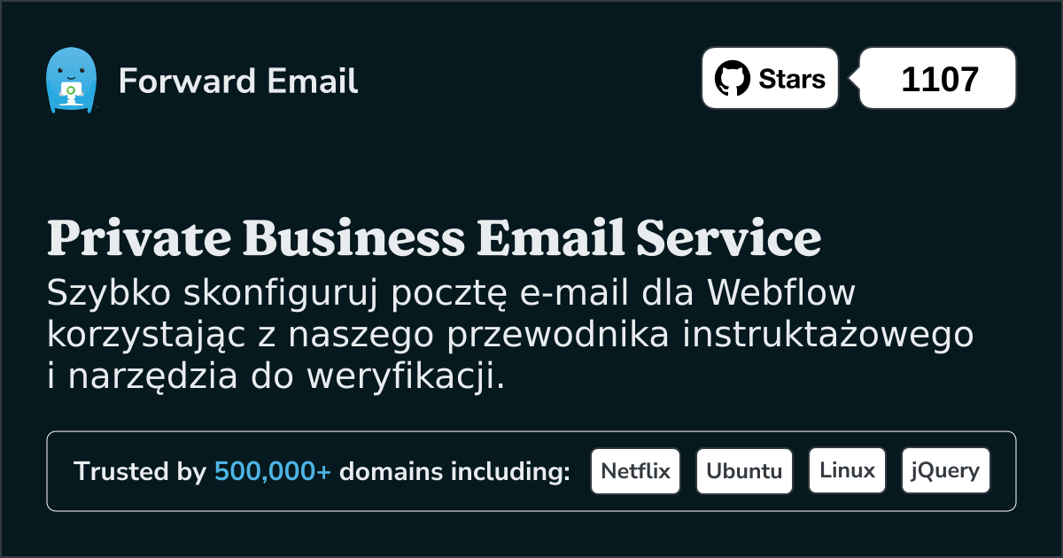 Jak skonfigurować pocztę e-mail za pomocą Webflow