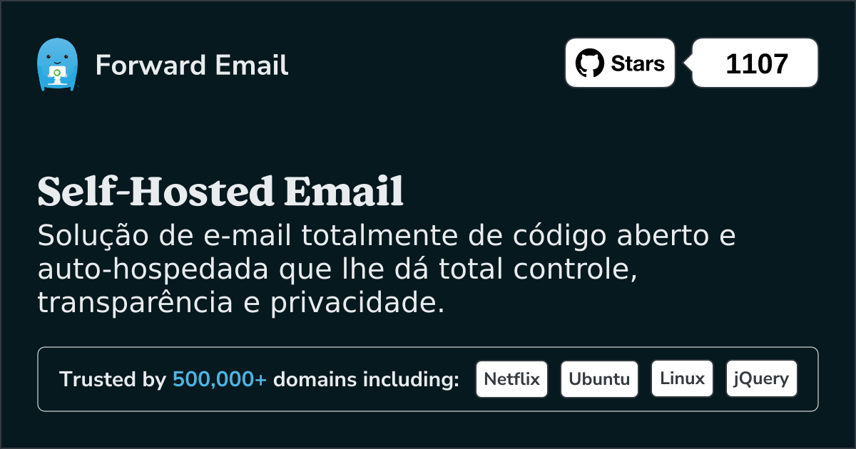 Apresentando nossa pilha de e-mail auto-hospedada