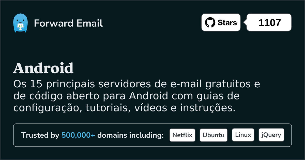 15 principais servidores de e-mail de código aberto para Android em 2025