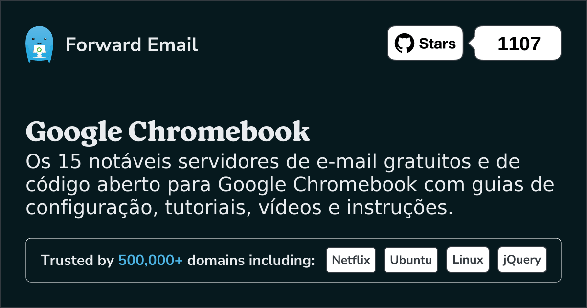 15 notáveis servidores de e-mail de código aberto para Google Chromebook em 2025