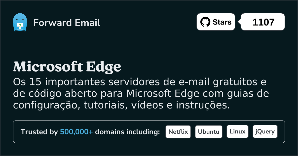 15 importantes servidores de e-mail de código aberto para Microsoft Edge em 2025
