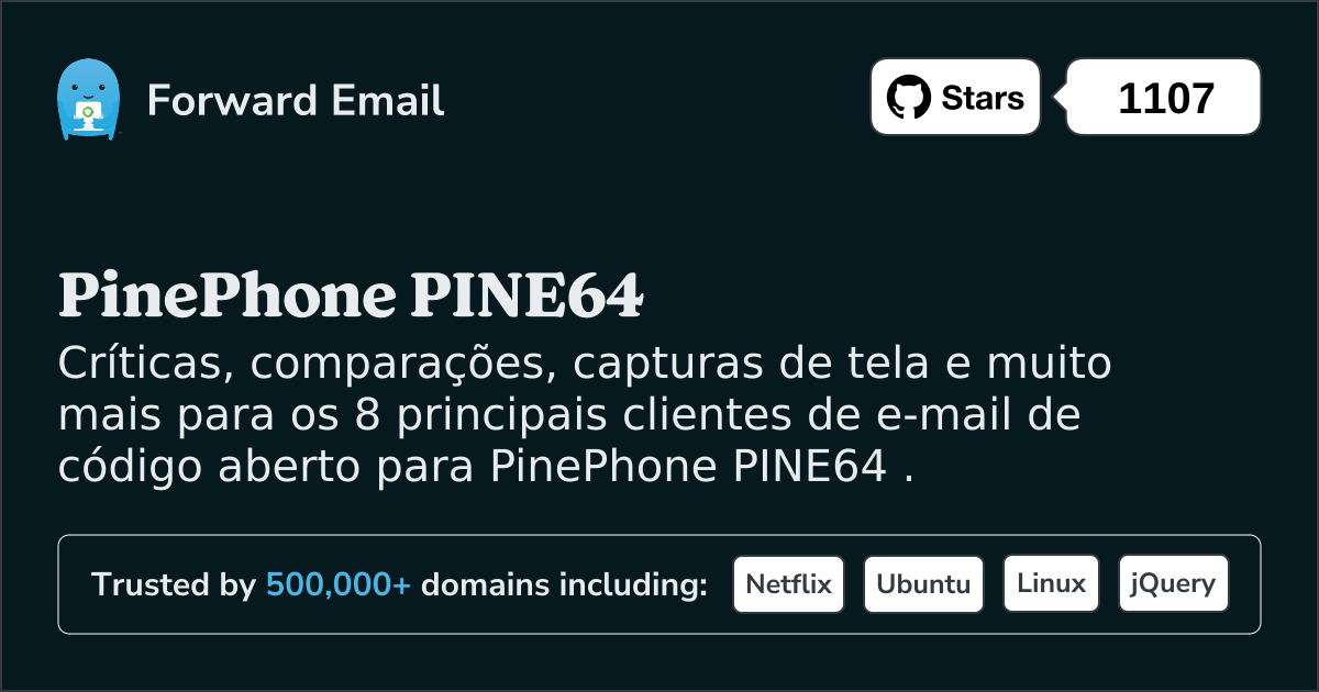 8 principais clientes de e-mail de código aberto para PinePhone PINE64 em 2025