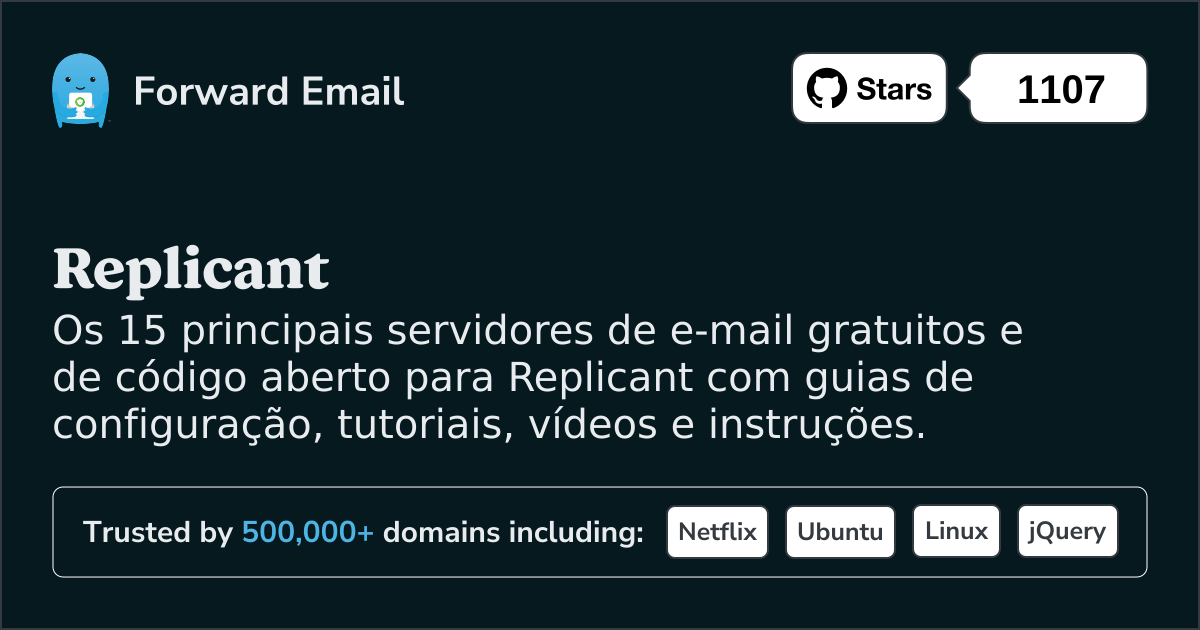 15 principais servidores de e-mail de código aberto para Replicant em 2025