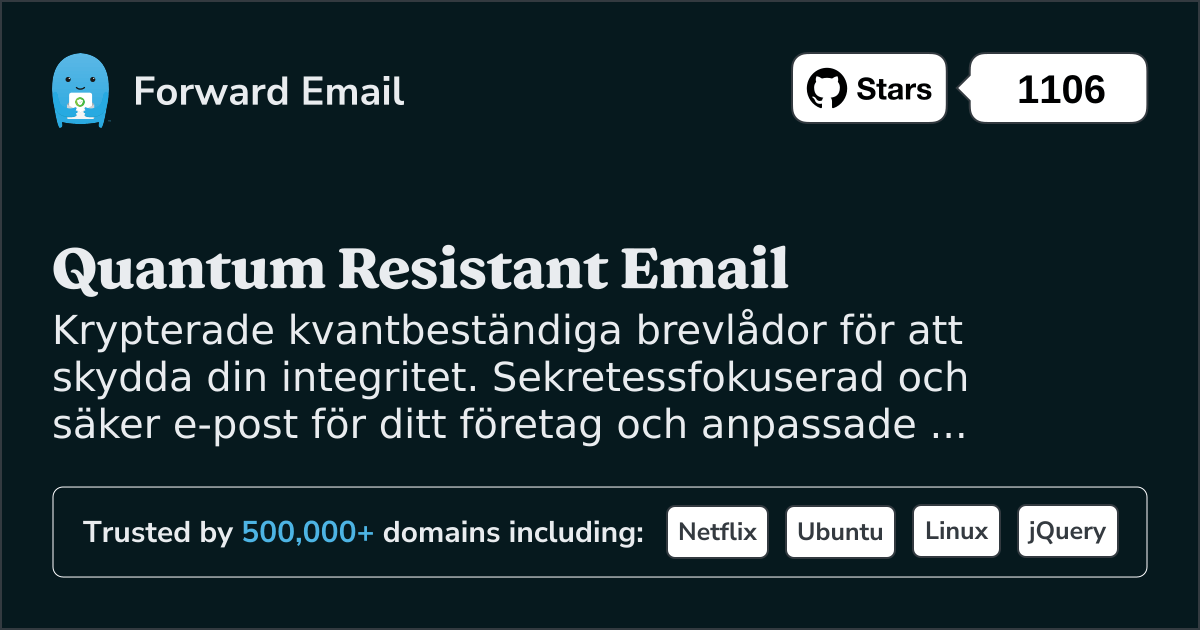 Kvantbeständig e-posttjänst