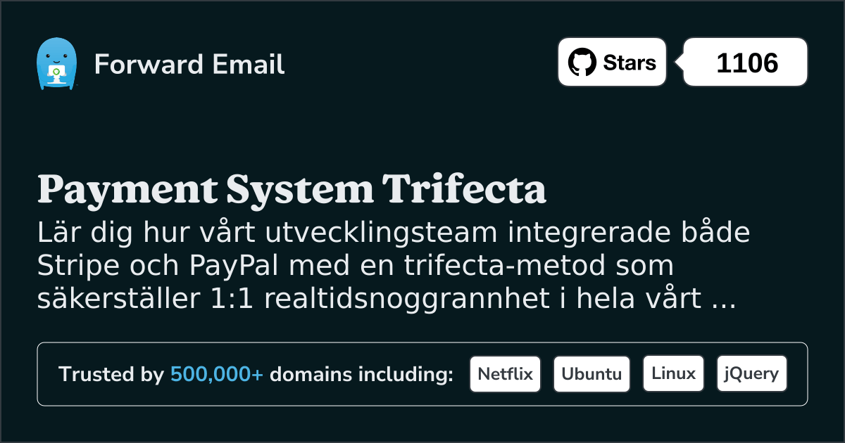Trifecta-metoden: Hur vidarebefordra e-post byggde ett skottsäkert betalningssystem med Stripe och PayPal