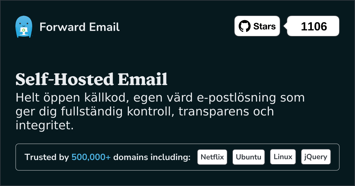 Vi presenterar vår egen värd e-poststapel