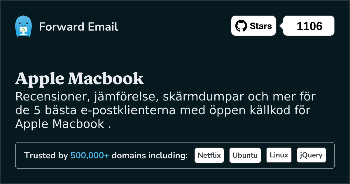 5 bästa e-postklienter med öppen källkod för Apple Macbook 2025