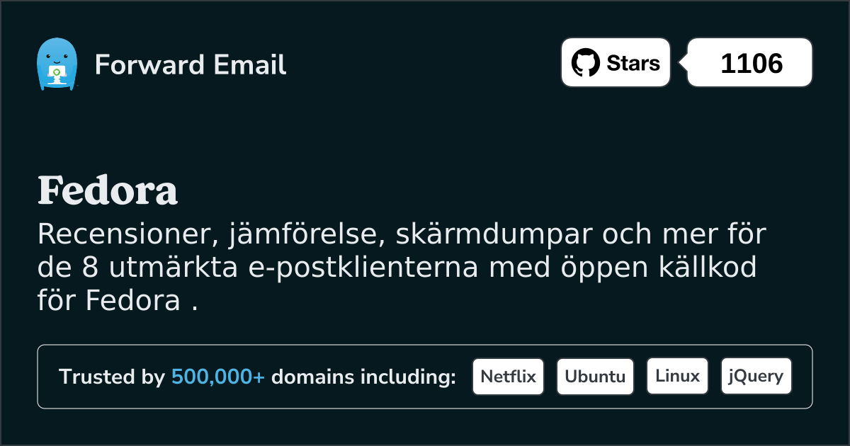 8 utmärkta e-postklienter med öppen källkod för Fedora 2025
