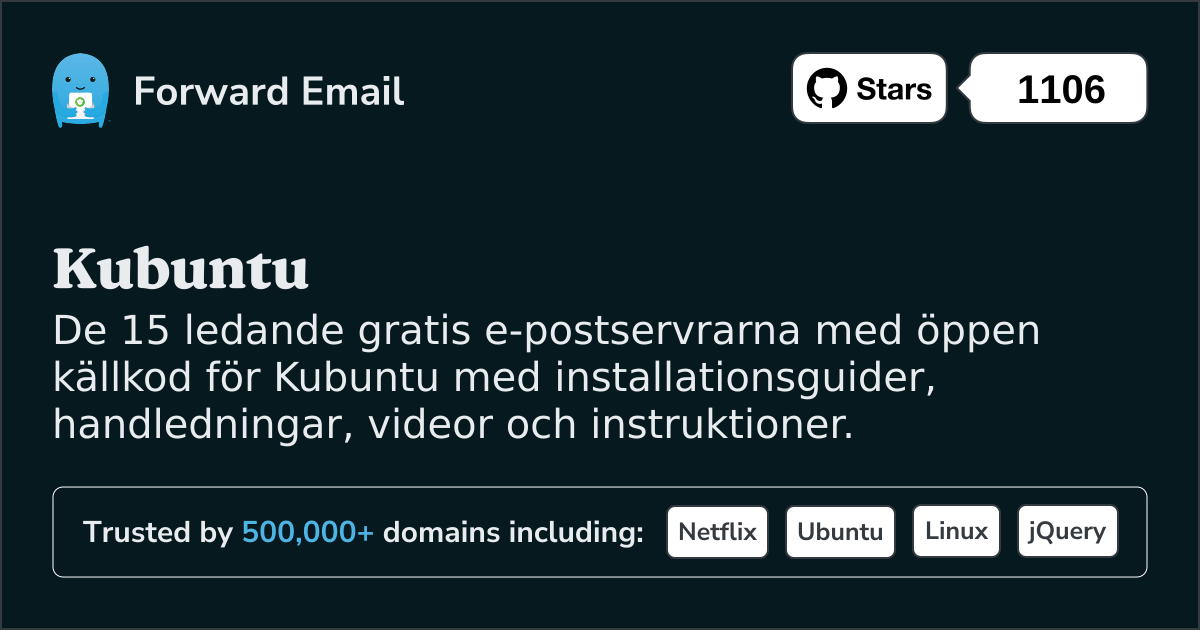 15 ledande e-postservrar med öppen källkod för Kubuntu 2025