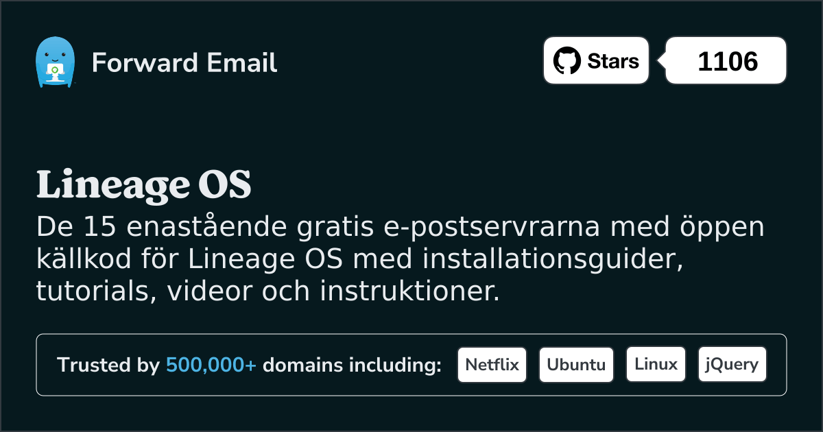 15 enastående e-postservrar med öppen källkod för Lineage OS 2025