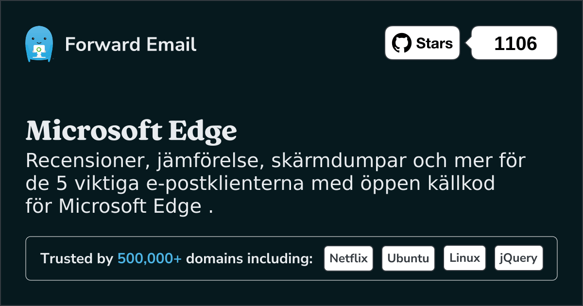 5 Viktiga e-postklienter med öppen källkod för Microsoft Edge 2025