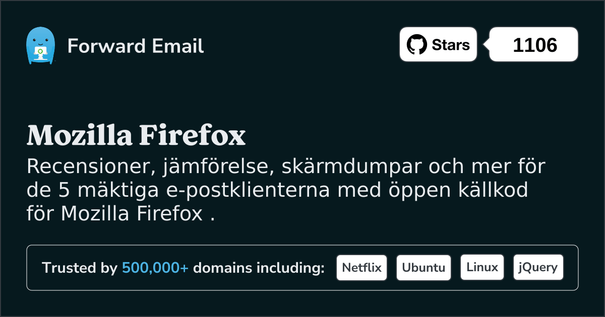 5 mäktiga e-postklienter med öppen källkod för Mozilla Firefox 2025
