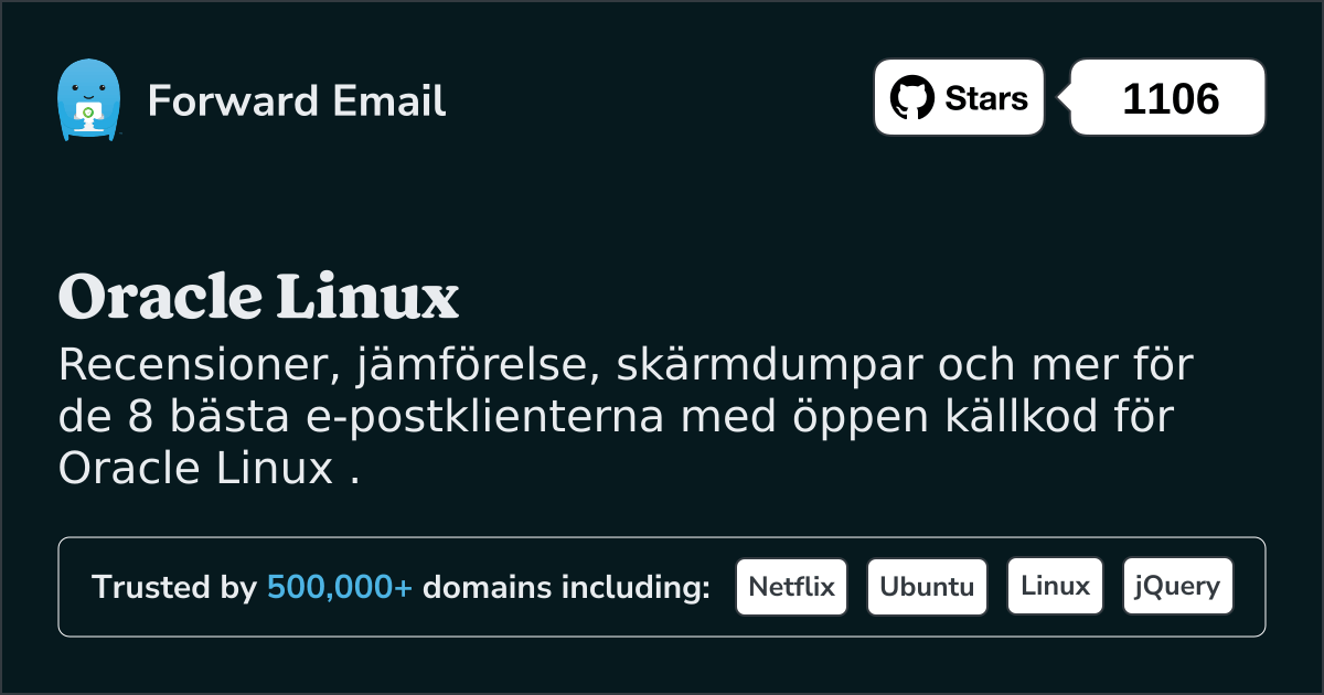 8 bästa e-postklienter med öppen källkod för Oracle Linux 2025