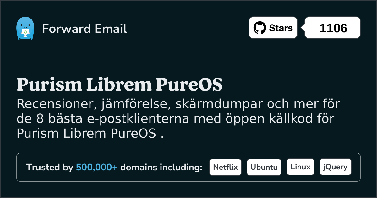 8 bästa e-postklienter med öppen källkod för Purism Librem PureOS 2025