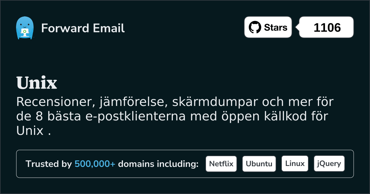 8 bästa e-postklienter med öppen källkod för Unix 2025